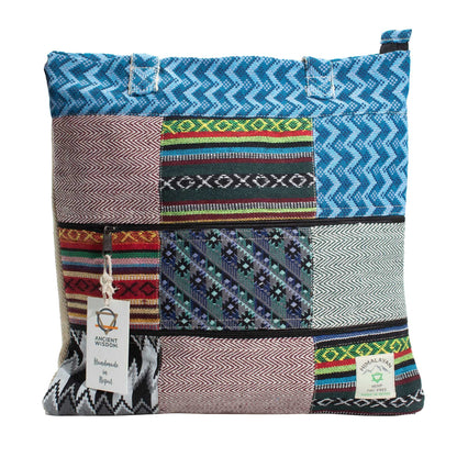 Bolso Tote Patchwork de Katmandú - Diseño Dhaka (37x38 cm)