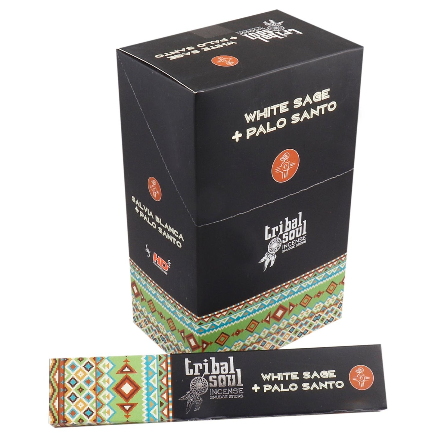 Incienso Tribal Soul - Salvia Blanca + Palo Santo - Incienso Tribal Soul