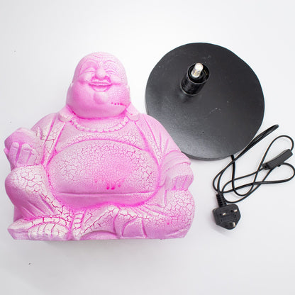 Lámpara del Buda sonriente Fruta del dragón - Base redonda