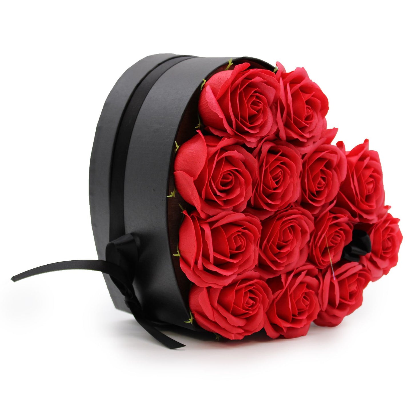 Caja de Regalo - Rosas de Jabón · 13 ud Rojo Corazón