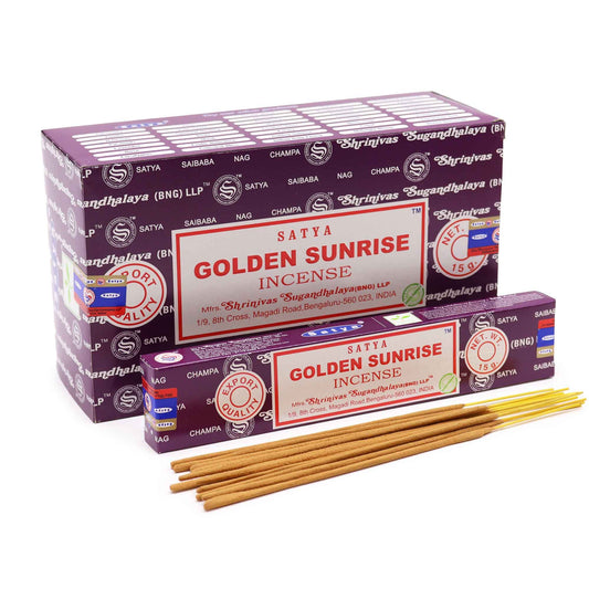 Varillas de Incienso Satya 15g - Golden Sunrise