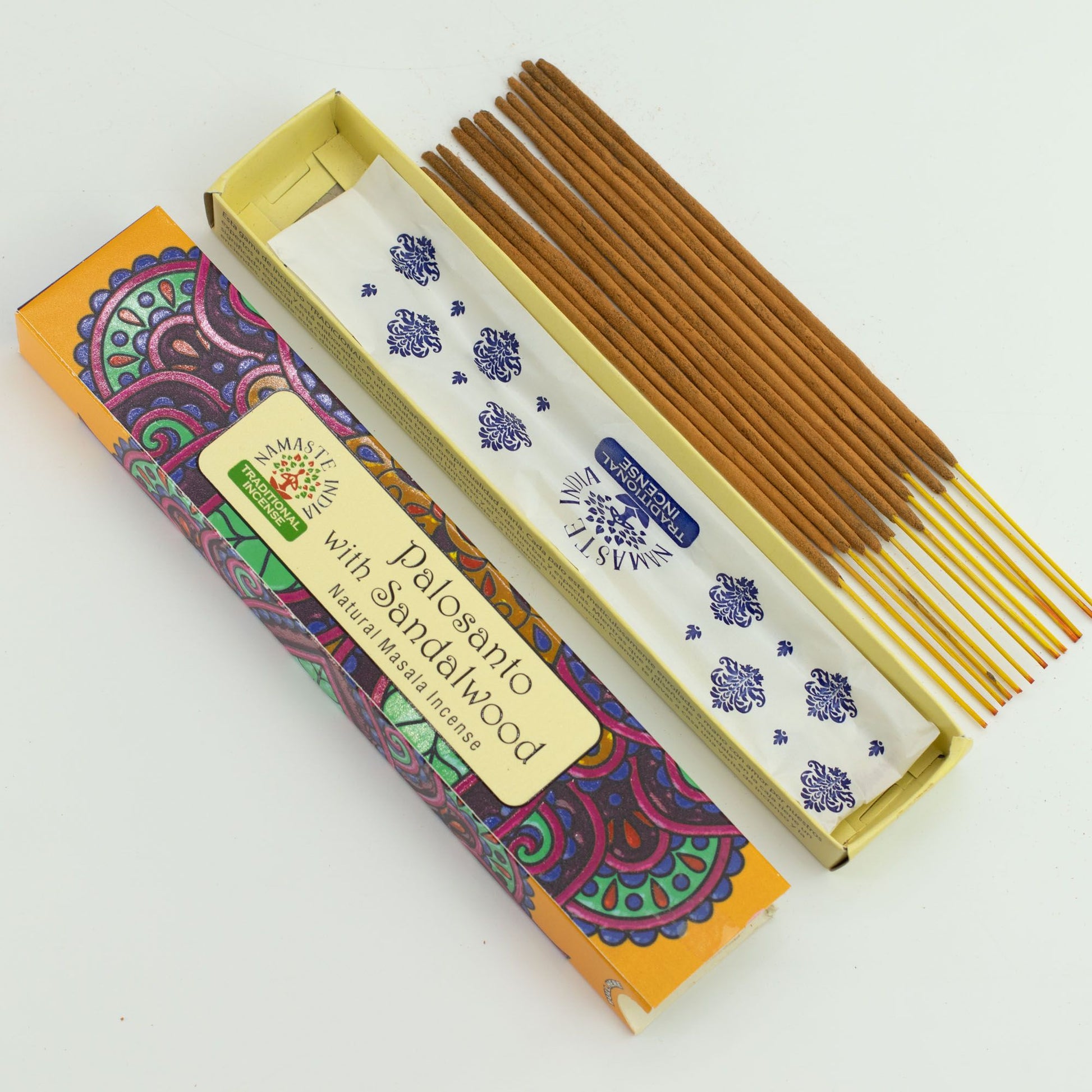 Namaste Mandala Masala Incienso - Palo Santo con Sándalo - Incienso Namaste Mandala Masala
