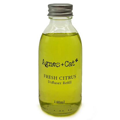 Recambio de Ambientador de Varillas 140ml - Cítricos - Agnes + Cat Reed Diffuser Refills