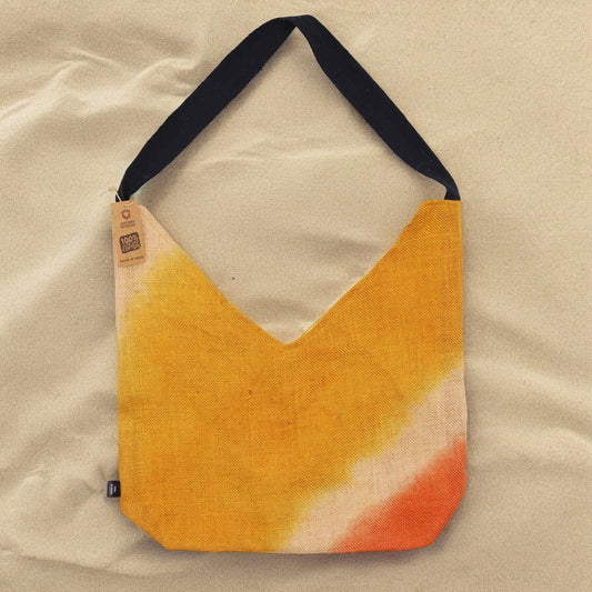 Bolso de hombro  -Tumeric - Bolso de Hombro de Tela Suave