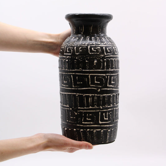 Ancient Greek Ceramic Vase - Chocolate