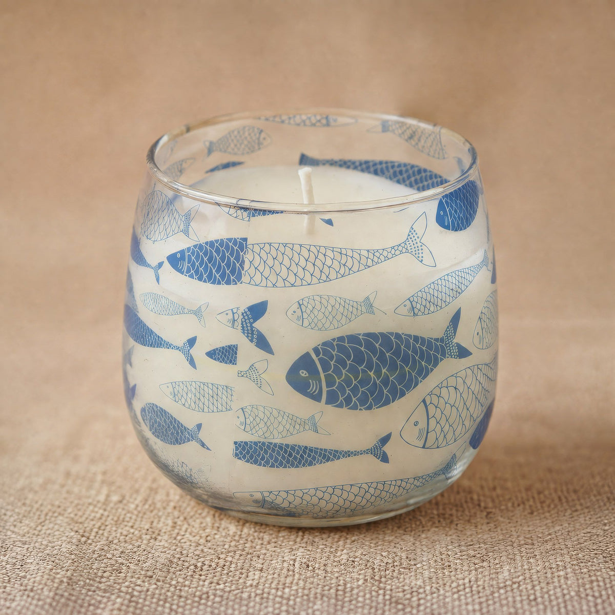 Velas en frasco de vidrio mediano - Seabreeze
