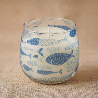 Velas en frasco de vidrio mediano - Seabreeze
