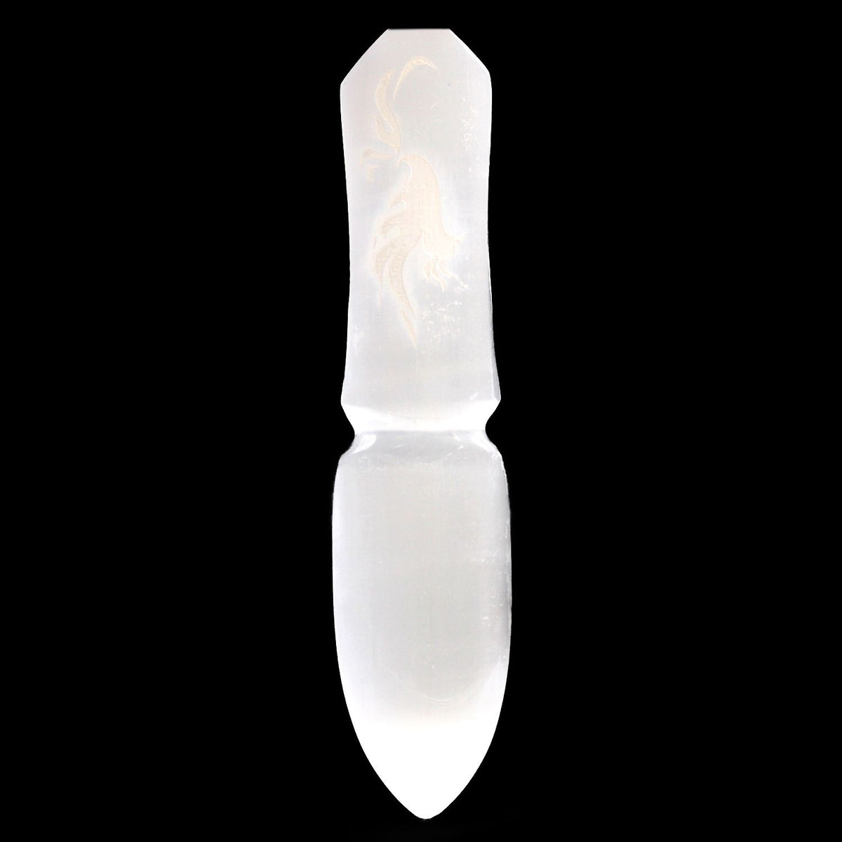 Cuchillo ritual de Selenita - Dejar atrás el pasado - Cuchillos Rituales de Selenita
