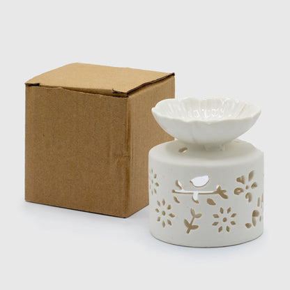 Agnes+Cat Oil Burner - Birds & Flowers