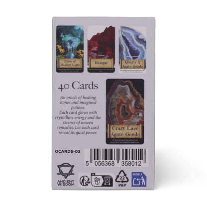 Cartas del Oráculo de Cristales y Elixires – Baraja de Energía Curativa - Cartas de oráculo