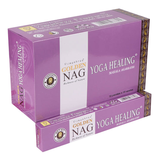 15 g de Golden Nag - Yoga Sanador - Incienso Golden