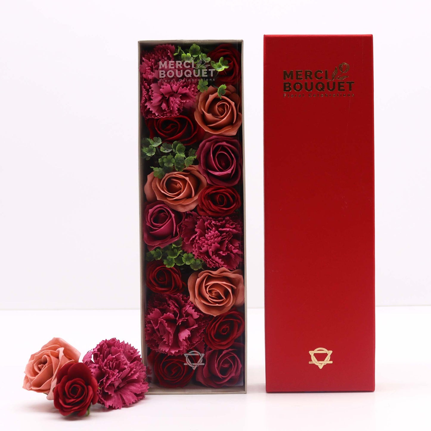 Caja Larga - Rosas Vintage