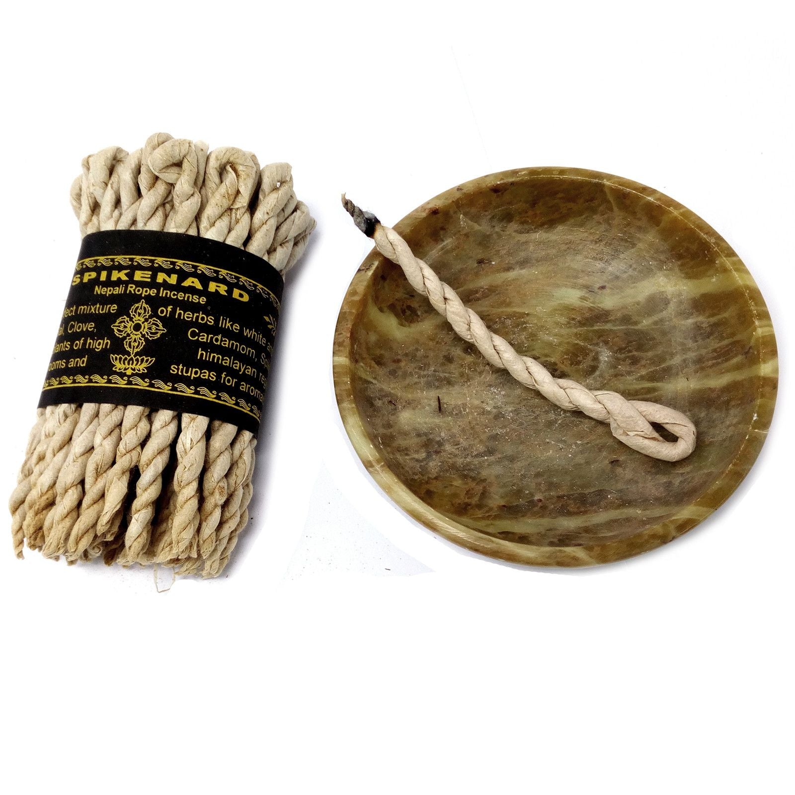 Incienso Hierbas puras cuerda de Nardo - Cuerdas de incienso Pure Herbs
