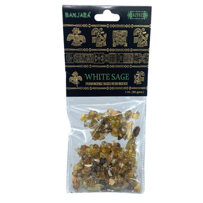 Resina de Arbol Banjara - Salvia blanca - Resina de Arbol Banjara
