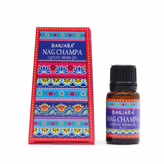 Aceite con Fragancia de la India Banjara 10ml - Nag Champa - Aceites de Fragancias Indias 10ml