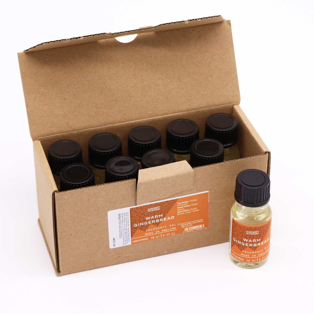 Aceite de Fragancia 10 ml - Galleta de Jengibre Caliente - Aceites de Fragancia 10ml, Cruelty Free