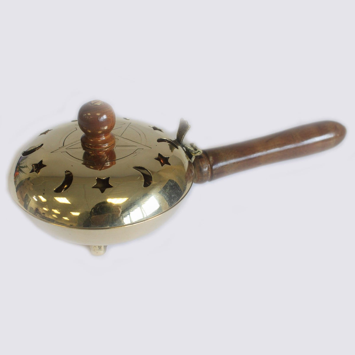 Mayordomo del Incienso Pentagrama - Quemadores de incienso de latón tradicionales, Artisan Product