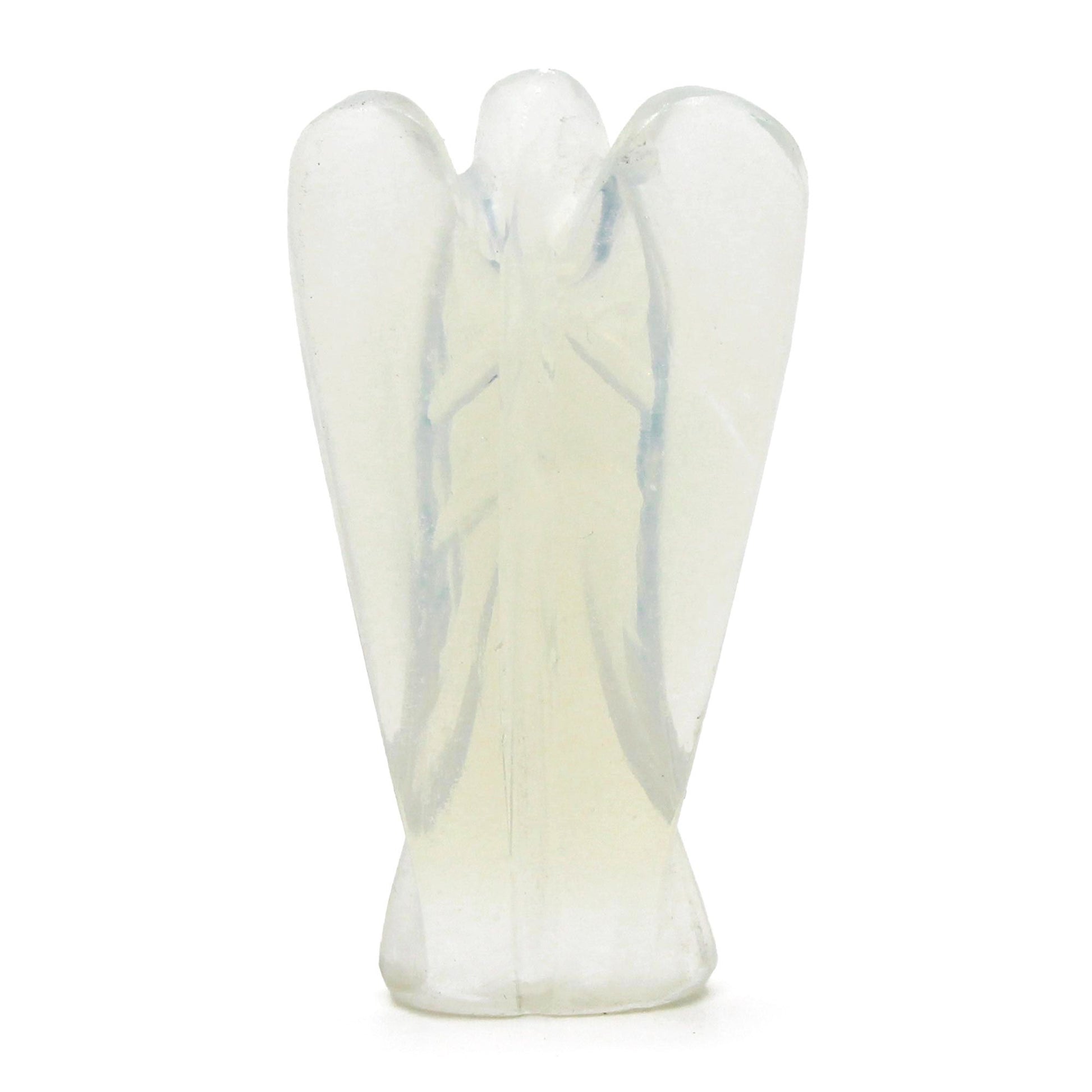 Ángel de piedras preciosas talladas a mano - Opalita - Figuras de Piedras Preciosas