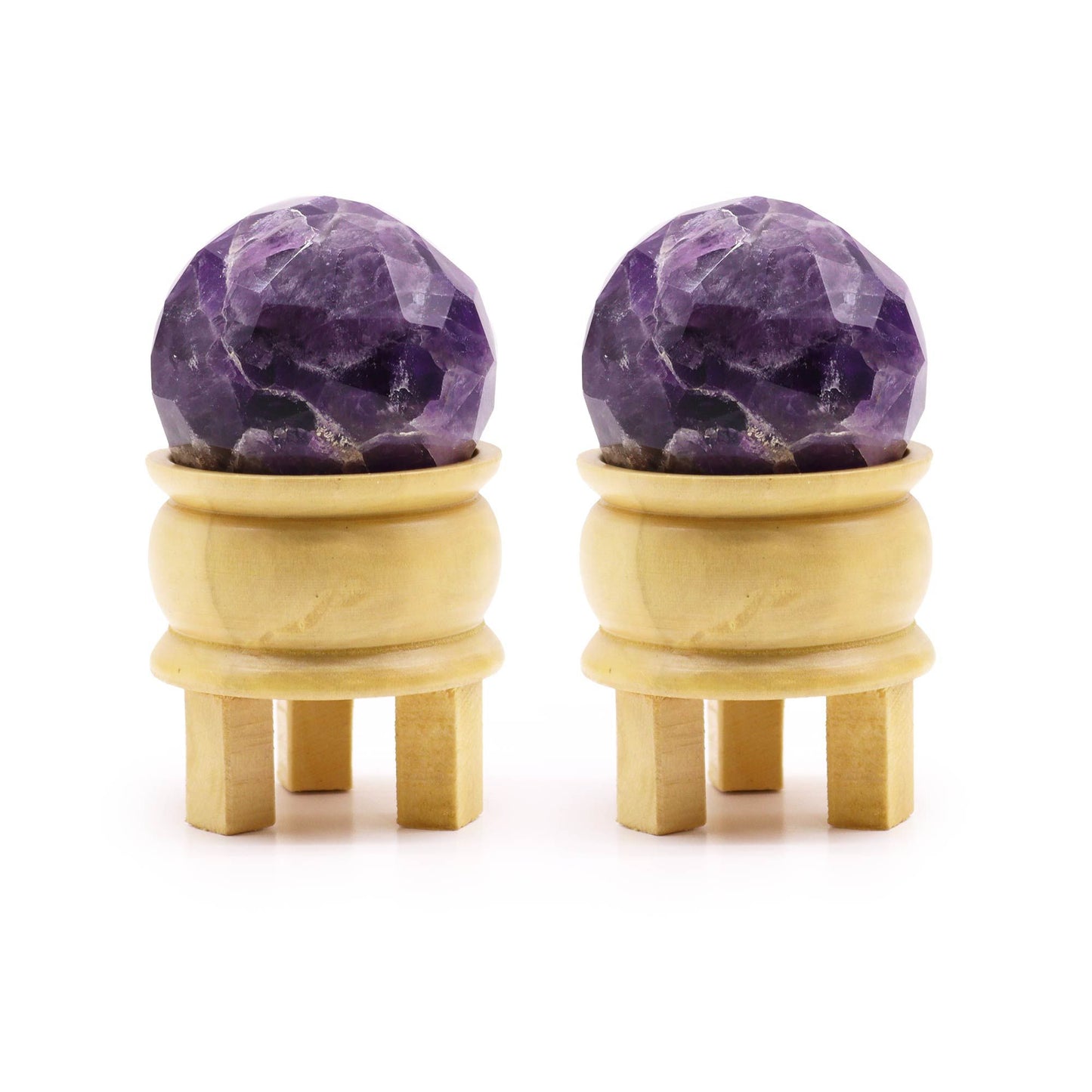 Bola Curativa de Piedras Preciosas y soporte - Cuarzo rosa - Bolas curativas de piedras preciosas
