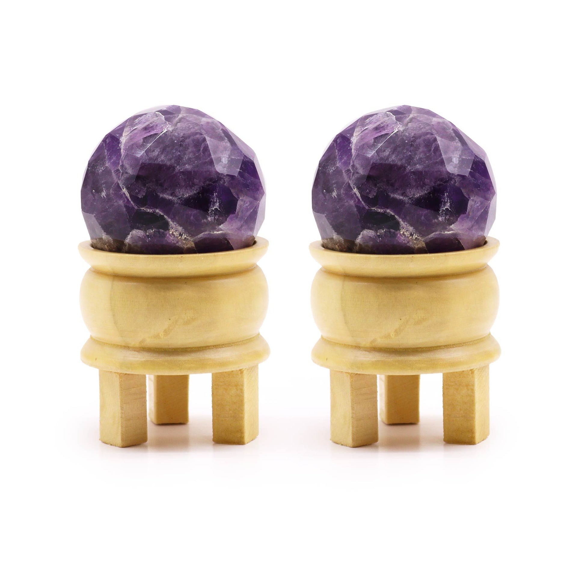 Bola Curativa de Piedras Preciosas y soporte - Cuarzo rosa - Bolas curativas de piedras preciosas
