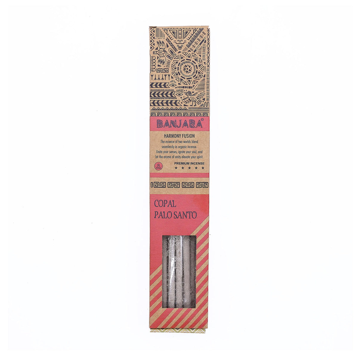 Banjara Palitos de Palo Santo para sahumar - Juego de 6 - Caja - Banjara Palo Santo Palitos de purificación
