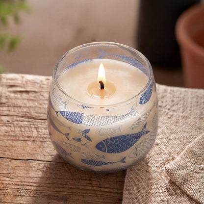 Velas en frasco de vidrio mediano - Seabreeze