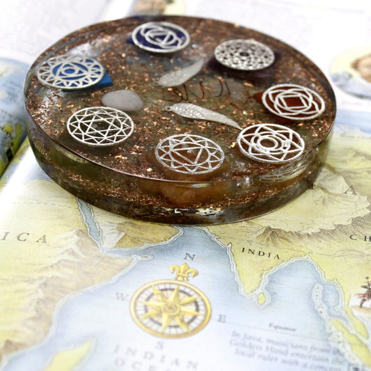 Orgonite de oficina - Angel - Grande - Paquete de organite de escritorio