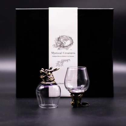 Set de regalo de 6 vasos (100 ml) - Criaturas Místicas - Bronce Antiguo