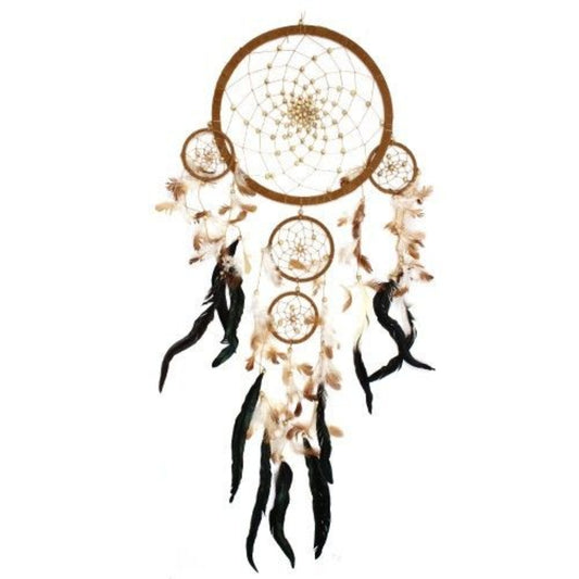 Dreamcatcher Bali XL Hoop - Cream/Coffee/Chocolate