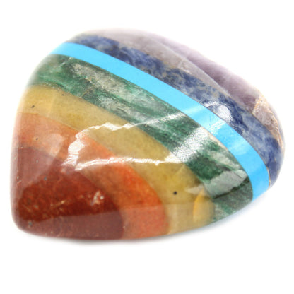 Corazones de Chakras 45-60 mm - Bonded Chakra Stones
