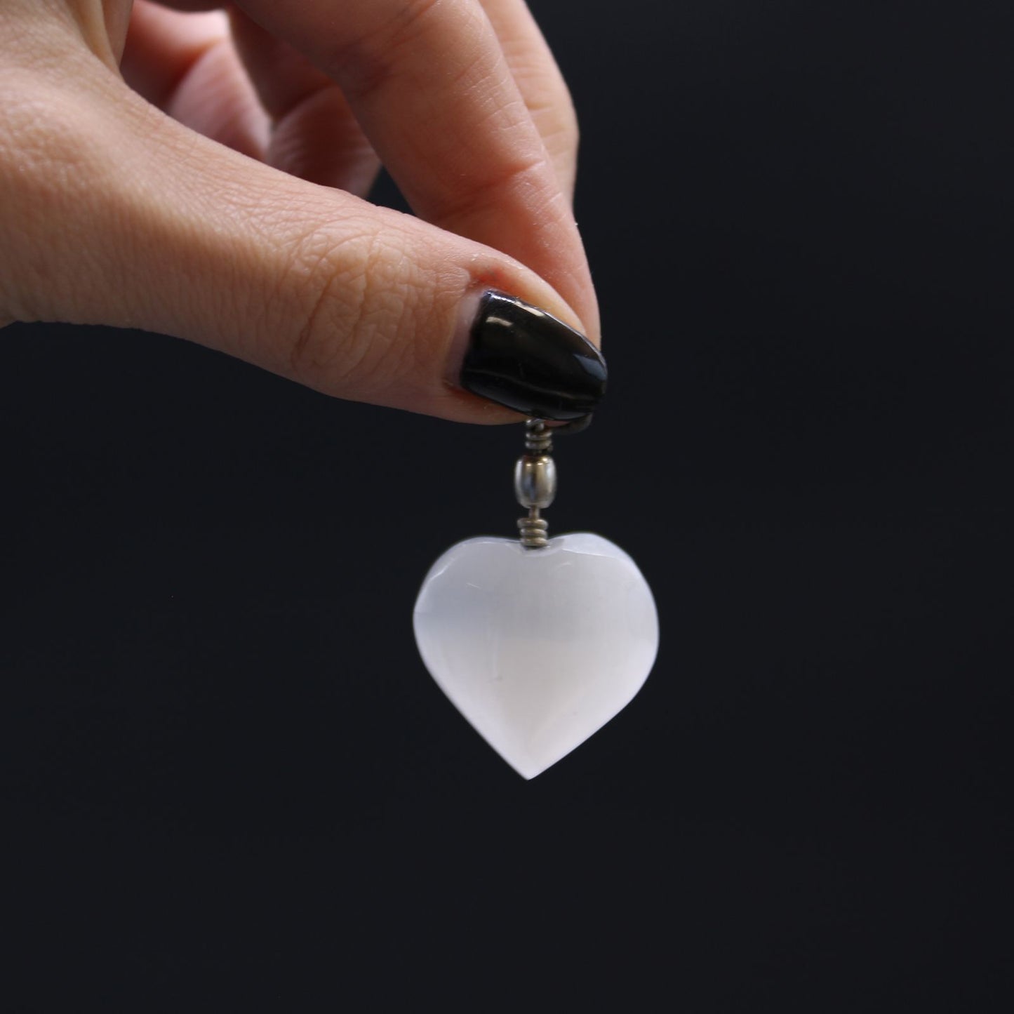 Colgante Corazón Selenita