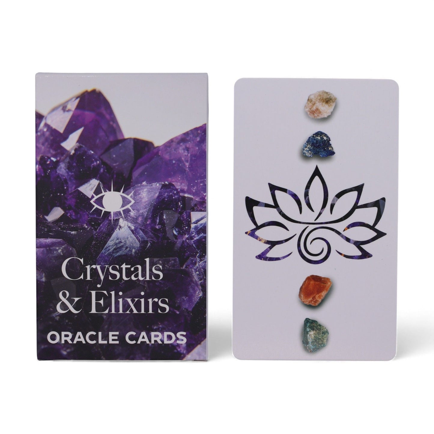 Cartas del Oráculo de Cristales y Elixires – Baraja de Energía Curativa - Cartas de oráculo
