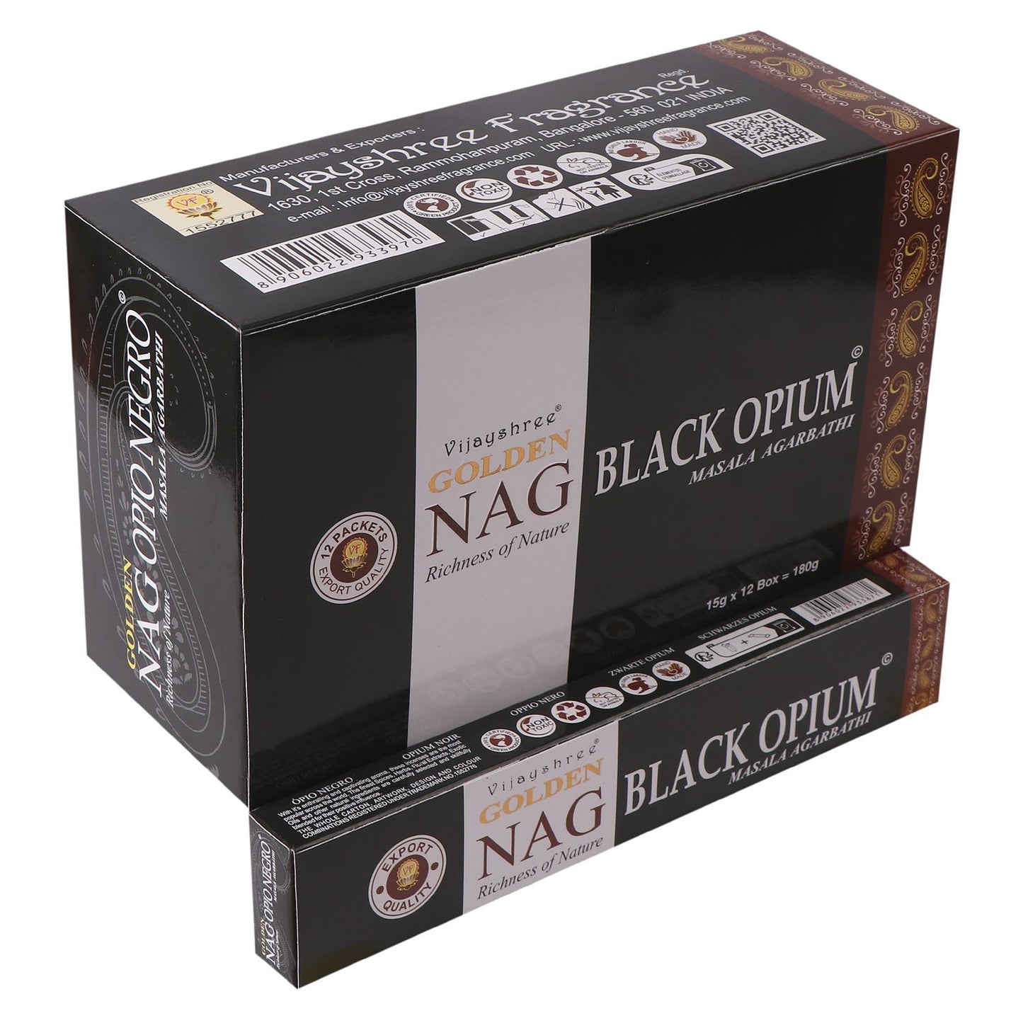 15 g de Golden Nag - Opio negro - Incienso Golden