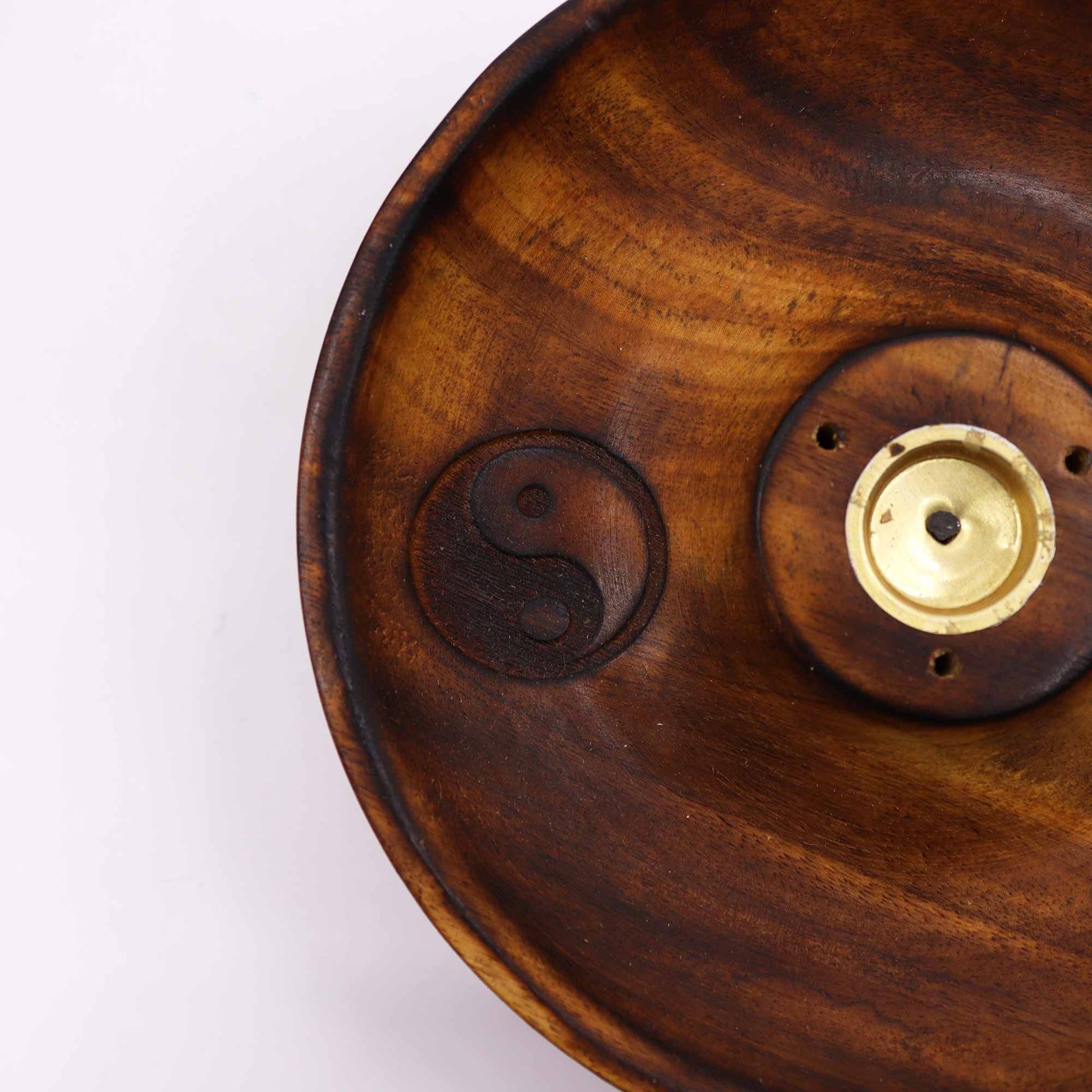 Disco porta incienso para conos y varillas - Ying & Yang - Soporte de Incienso