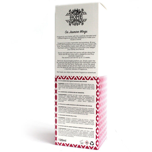 Difusor aromático 120ml - jazmín - Difusor aromático 120ml
