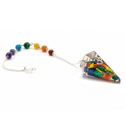 Péndulo de Chakra de Poder de Orgonita - Om - Péndulos de Chakra de Orgonita, chakra