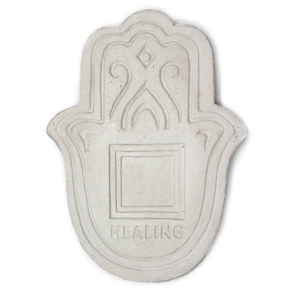 Plato de Incienso Curativo - Piedra Blanca - Placa de Sanación para Incienso