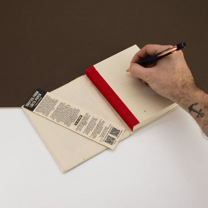 Cuaderno grande de hojas de Bodhi Lokta Med (15x12cm) - 45 hojas (variadas)