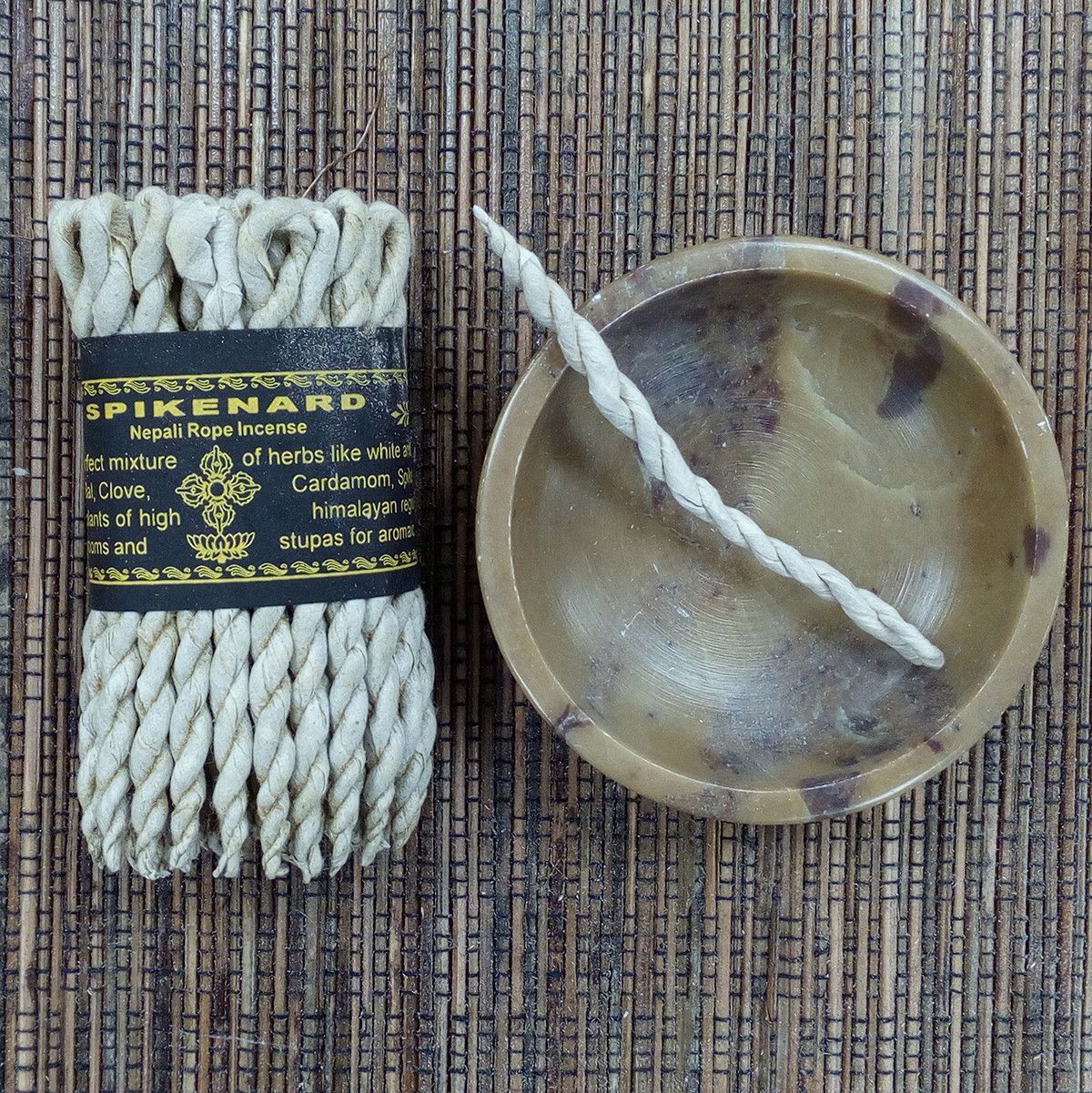 Incienso Hierbas puras cuerda de Nardo - Cuerdas de incienso Pure Herbs