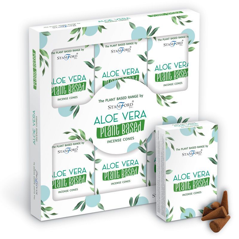 Conos de Incienso a Base de Plantas -  Aloe Vera