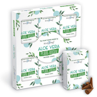 Conos de Incienso a Base de Plantas -  Aloe Vera