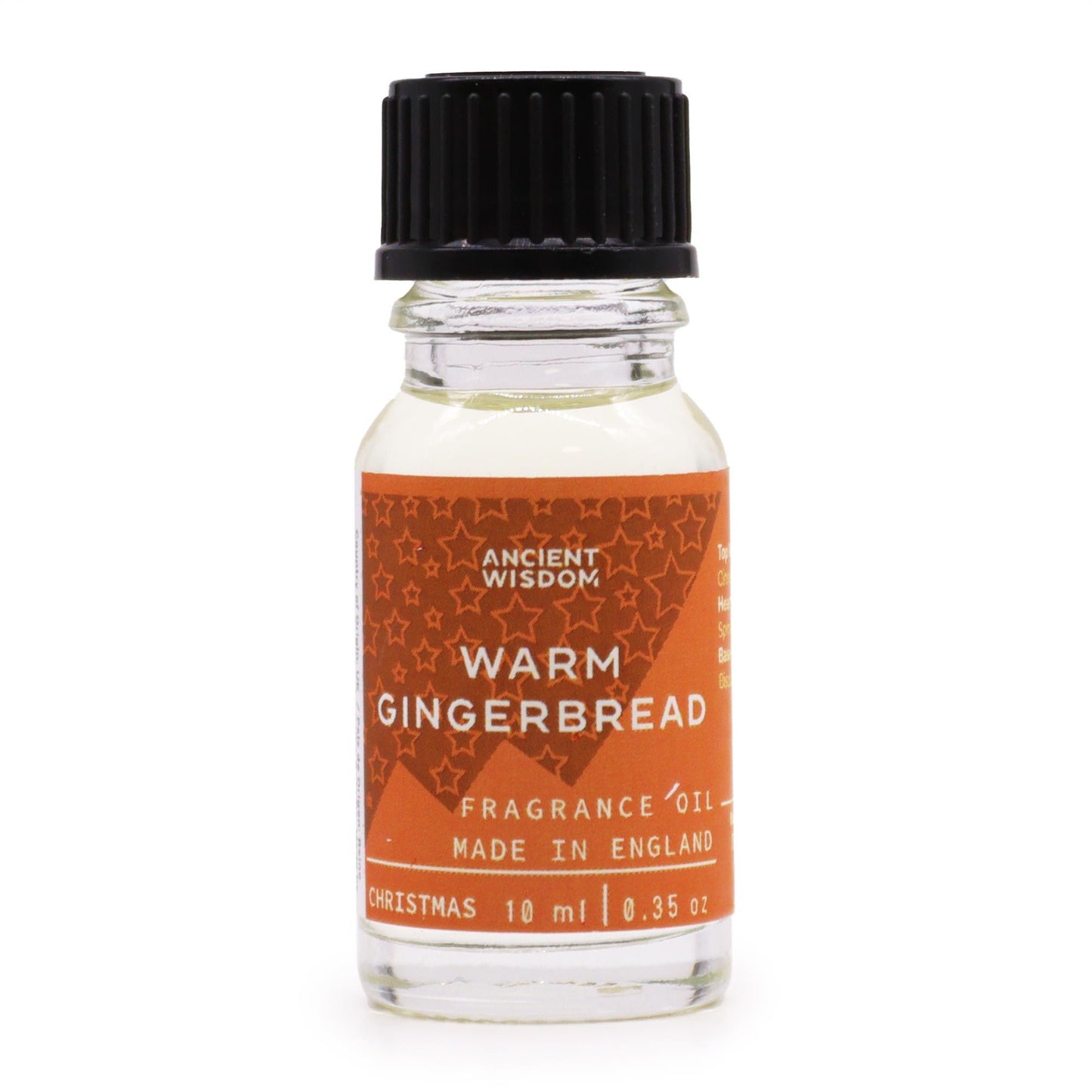 Aceite de Fragancia 10 ml - Galleta de Jengibre Caliente - Aceites de Fragancia 10ml, Cruelty Free