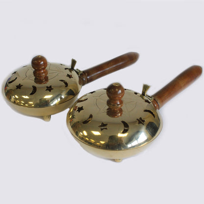 Mayordomo del Incienso Pentagrama - Quemadores de incienso de latón tradicionales, Artisan Product