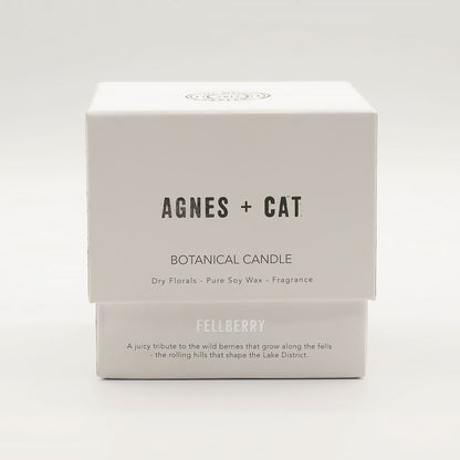Agnes + Cat Vela de Cera de Soja Botánica - Fellberry - Agnes + Cat Velas botánicas de cera de soja, Cruelty Free