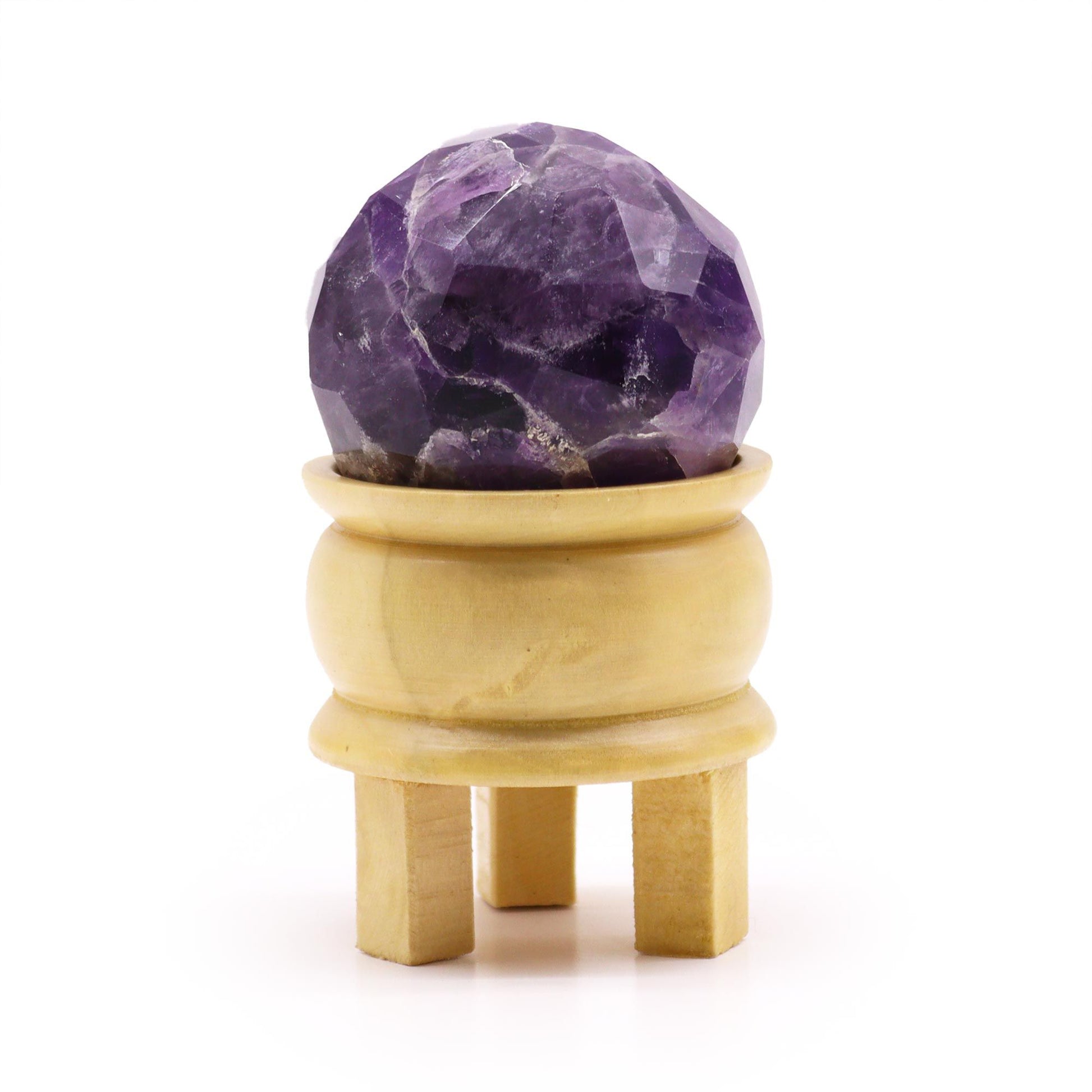 Bola Curativa de Piedras Preciosas y soporte - Cuarzo rosa - Bolas curativas de piedras preciosas