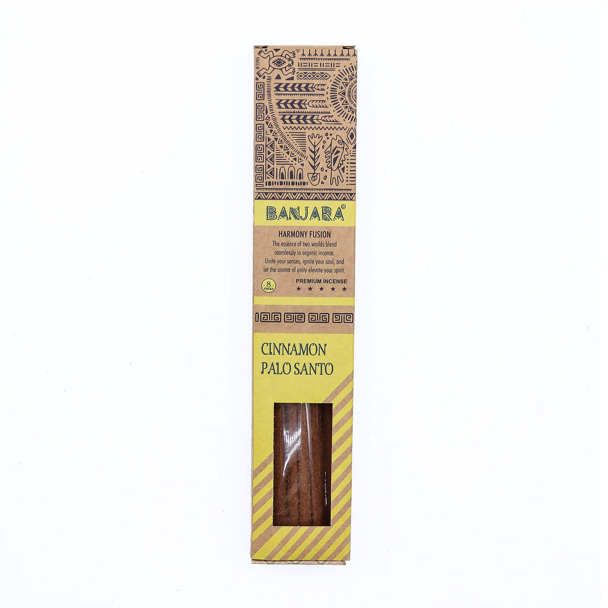 Banjara Palitos de Palo Santo para sahumar - Juego de 6 - Caja - Banjara Palo Santo Palitos de purificación