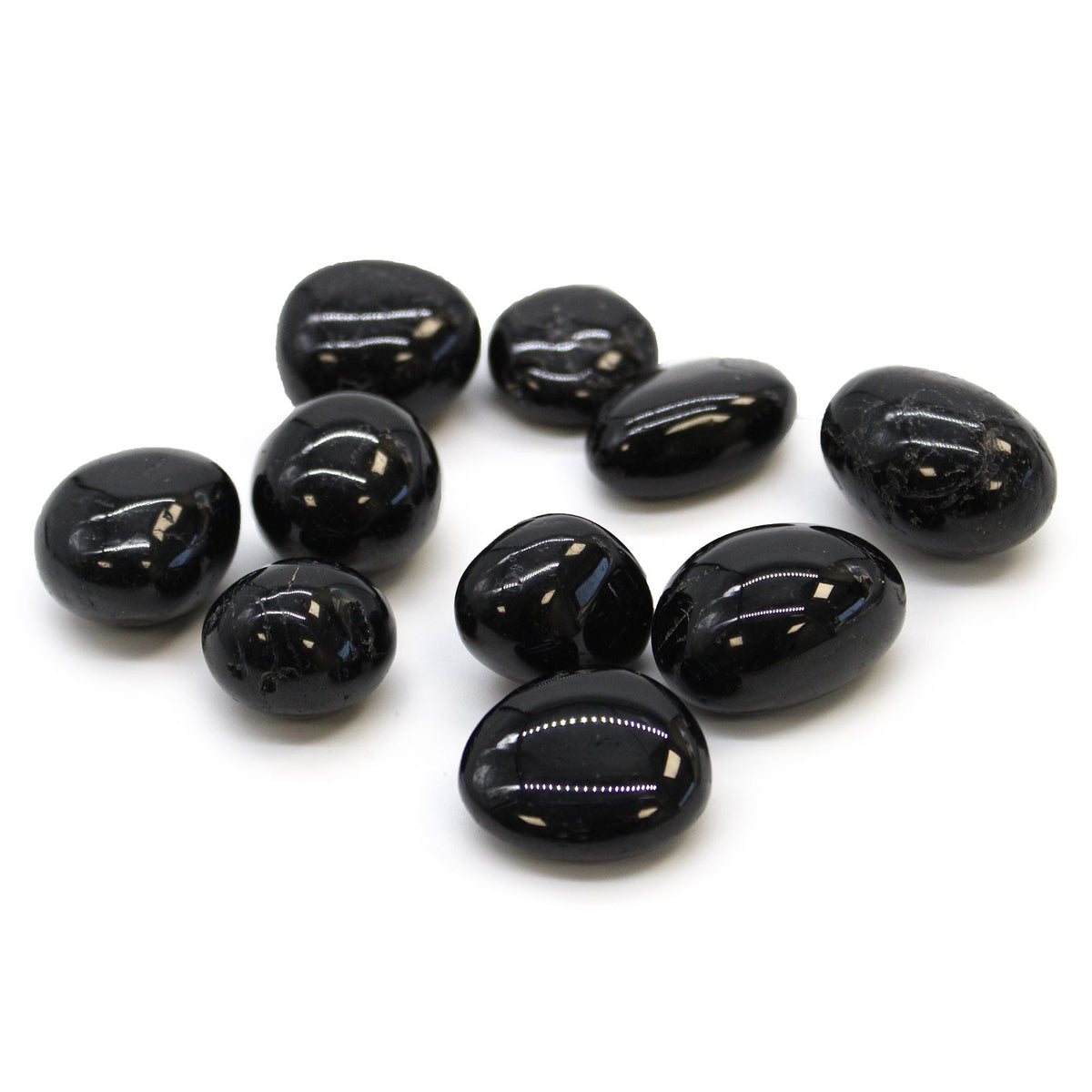 L Tumble Stones - Tourmalina Negra