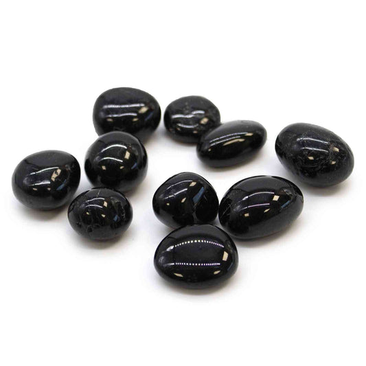 L Tumble Stones - Tourmalina Negra