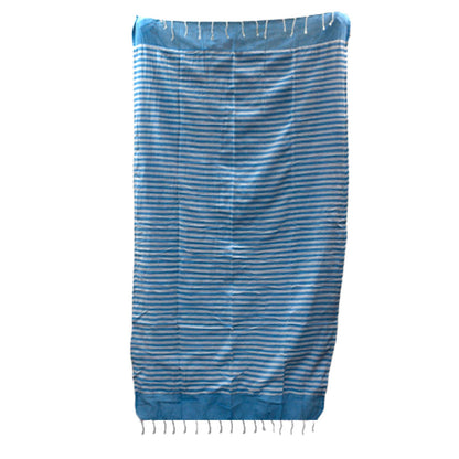 Toalla Pareo de Algodón - 100 × 180 cm - Azul Cielo