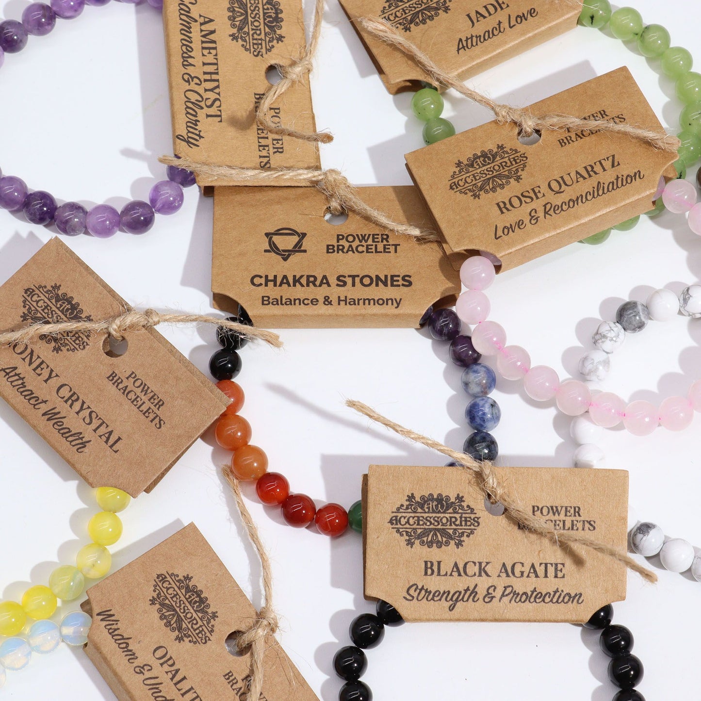 Brazalete de Energía - Ágata de musgo